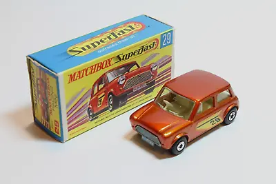 Matchbox Lesney Superfast MB 29 Racing Mini - Bronze • £64.99