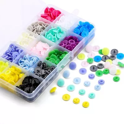 KAM Snap Kit Fastener Button T5 Plastic Snaps Poppers Press Stud Plier Tool Set • £9.24