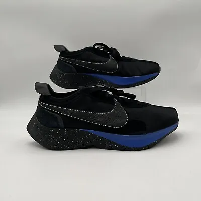 Men's Size 11.5 Nike Moon Racer QS Racer Blue/Black Running Sneakers BV7779-001 • $99.99