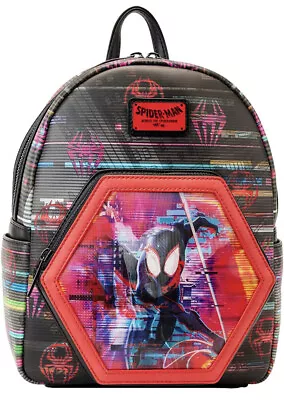 Loungefly Marvel Across The Spider-Verse Lenticular SPIDERMAN BACKPACK • $79.80