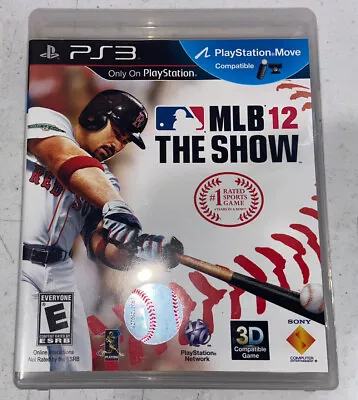 MLB 12: The Show Sony PlayStation 3 PS3 Complete & Tested Free Shipping • $6