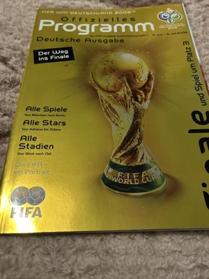 £3 • Buy World Cup Germany 2006….Official Programme. Final Round  German Edition