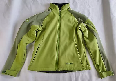 Vintage Womens Marmot Softshell Zip Up Jacket Coat.  Green.  Size L / G. • £27.99