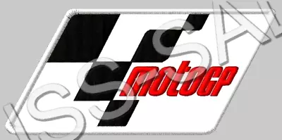 MOTO GP EMBROIDERED PATCH IRON/SEW ON ~5  X 2-3/8  HONDA YAMAHA SUZUKI KAWASAKI • $12