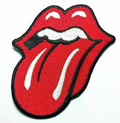 TONGUE & LIPS - ROLLING STONES - Iron On Embroidered Patch 018 • $3.39