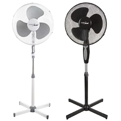 £31.09 • Buy Oscillating Floor Fan Pedestal Standing 120cm Cooling Adjustable Silent Remote 