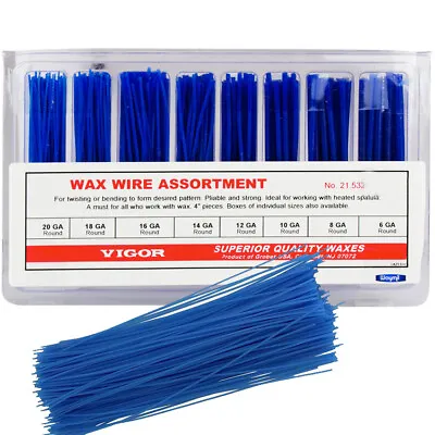 Wax Wires Jewelers Wax Assortment Blue Round Wax Wire Jewelry Making Modeling • $27