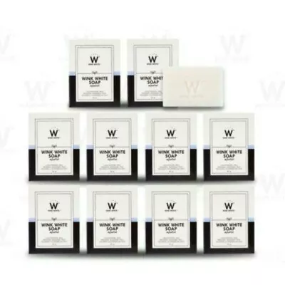 10X WINK WHITE SOAP Gluta L-Glutathione Body Cleansing Whitening Skin 80g • $47.50