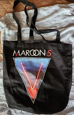 2016 Maroon 5 VIP Package Black Tote Bag  V  Album Cover  • $15.99
