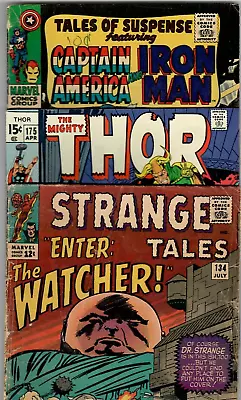 Strange Tales # 134 (3.5) 1965 Thor # 175 (7.5) 1970 Tales Of Suspense # 92 (4.5 • $30