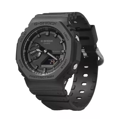 Casio G-Shock Analog-Digital Tough Solar Carbon Core Black Watch GA-2100-1A1 • $159.29