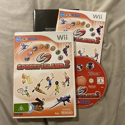 Sports Island 3 Nintendo Wii Game + Manual *FREE SHIPPING* Wii Games PAL *RARE!* • $23.23