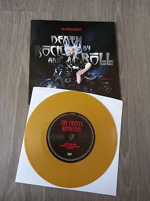 £125 • Buy The Pretty Reckless 7  Gold Vinyl Limited To 750 Death By Rock And Roll