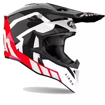 Airoh Wraaap Reloaded Red Black Offroad Helmet - New! Fast Shipping! • $153.73