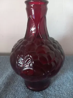 Wheaton Ruby Red Fruits Glass Bottle • $7