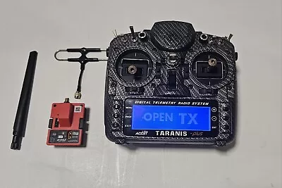 FrSky 2.4G Taranis X9D Plus Transmitter (2019 Edition) - Carbon Fiber / R9M  • $239