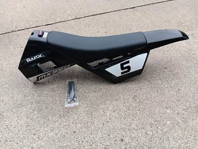 BLACK MX350 SEAT FAIRING W/Gas Tank Razor DIRT ROCKET DIRT BIKE 24V TYPE V37+ • $99.99