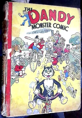 DANDY MONSTER COMIC 1943 Book (5th In Series) D.C.Thomson The Annual (1942) • £125