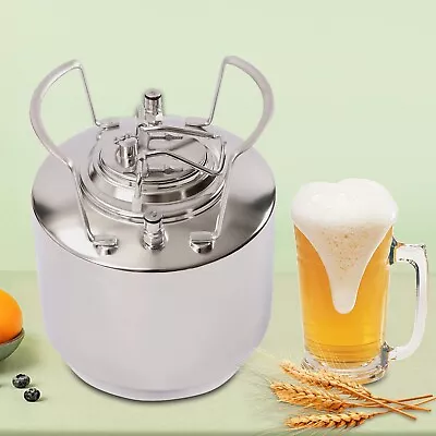 Stainless Steel 1.6 Gallon Mini Ball Lock Keg System For Small Batch HomeBrewing • $70