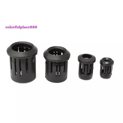 $2.99 • Buy 3mm 5mm 8mm 10mm LED Black Plastic Lamp LED Diode Holder Clip Bezel Bezels Mount