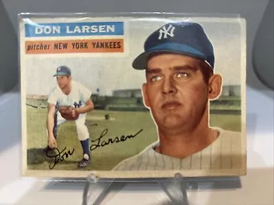 1956 Topps Set Break Don Larsen #332 Very Good Condition • $20