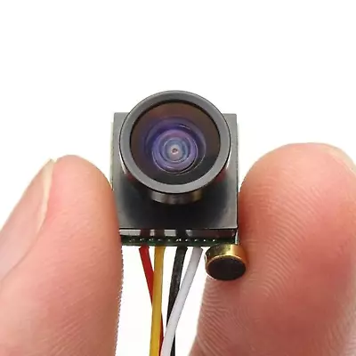 600TVL Micro FPV Camera 1.8mm 170 Degree Lens With Microphone NTSC/PAL (3g) • $11.95