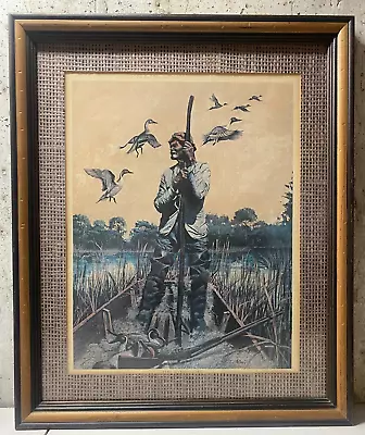 R.J. McDonald The Bayou Guide Lithograph Signed Framed Certificate • $216