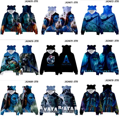 Avatar 2: The Way Of Water Hoodie Coat Pants Anime Cosplay Costume Ear Jacket • $20.86