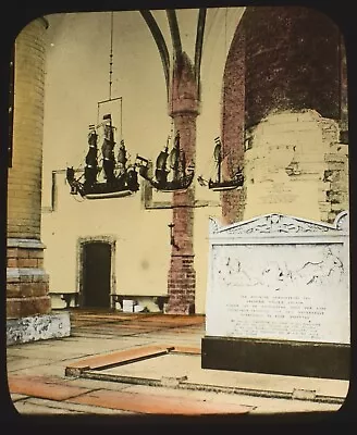 £10 • Buy MODEL SHIPS GROOTE KERK HAARLEM HOLLAND C1892 PHOTO Magic Lantern Slide