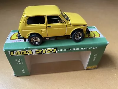 VINTAGE DIECAST 1/43 SCALE BOXED CAENAHO MOSKVITCH LADA NIVA 4x4 RIVA • $339.73