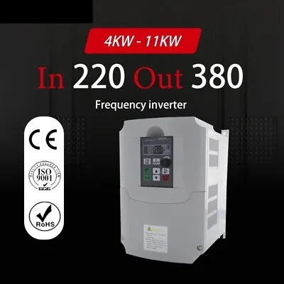Single To 3 Phase 11KW 15HP 220V Variable Frequency Drive Inverter VFD Variable • $119.99