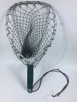 Vintage Fly Fishing Trout Landing Net Green Handle 4000Z Made In USA • $26.21