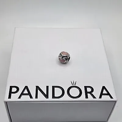 Genuine Pandora Pink Enamel Hearts Charm ALE 925 #790591EN28 • £12.50