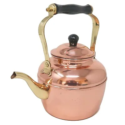 Copper Kettle Handmade 2100 Ml Tea Kettle Pot Tin Lining Serving Tea Coffee • $164.99