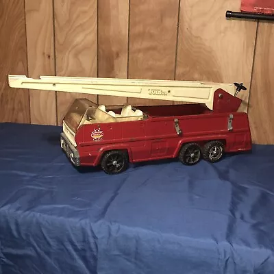 Vintage Metal Tonka Red Fire Truck Large Truck As Is • $50