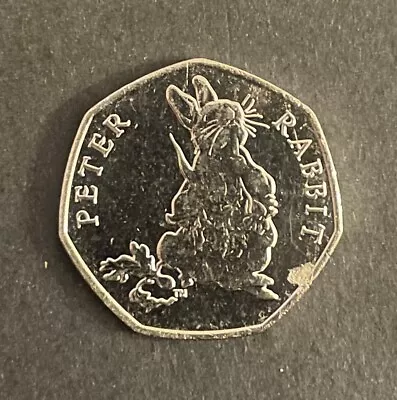 2018 Royal Mint 50p Fifty Pence Beatrix Potter - Peter Rabbit 2018 • £1.15