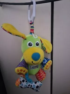 Lamaze Baby Pupsqueak Puppy Dog Sensory Clip On Toy  • £10