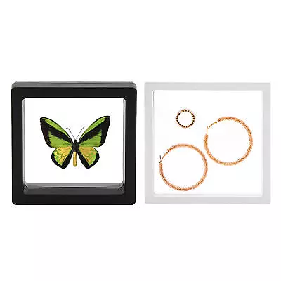 Floating Display Black Fram Coin/Jewellery Shadow Box Floating Frame Display • $21.71