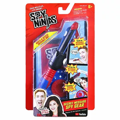 Spy Ninja Secret Message Spy Gear With Invisible Ink Pen Decoder Wheel • £14.69