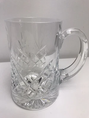£6 • Buy Royal Doulton Cut Glass Male Golfer Design Engraved Tankard