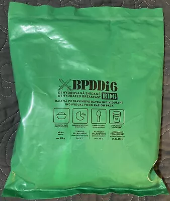 Czech Army Food Ration #BD6 Military MRE In US • $60