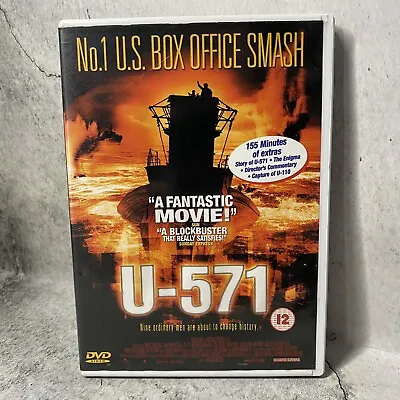 U-571 DVD Matthew McConaughey Mostow (DIR) Cert 12 • £2.25