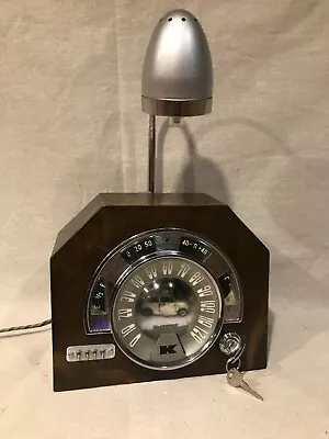 1950'S Kaiser Speedometer Instrument Cluster Display Case Steampunk Lamp • $175