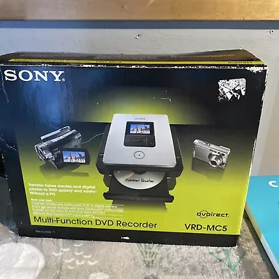 Sony Multi-Function DVD Recorder VRD-MC5 Camcorder Or VHS To DVD Converter. • $65.89