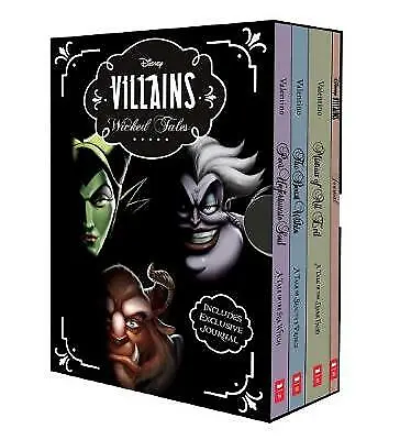 DISNEY: Villains Wicked Tales Box Set - Paperback NEW AND SEALED • $23
