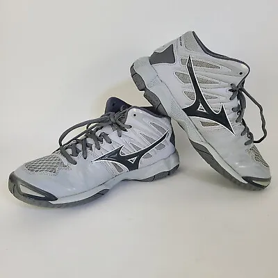 Mizuno Shoes Womens Size 7.5 Wave Tornado X2 Volleyball Gray 430233.9191 USED • $34.88