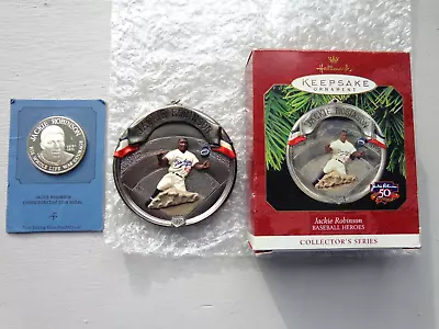 Vintage Jackie Robinson 1st Black Mlb  Baseball Player Silver Coin Sealed &more • $79.50