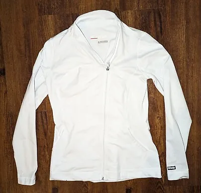 $29 • Buy Grey's Anatomy Barco Impact Tempo Zip Front Jacket Women's Scrubs White Size XS