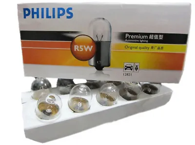 10pcs New PHILIPS 12821 R5W 12V 5W BA15s Premium Vision Signaling Lamp  Light   • $7.50