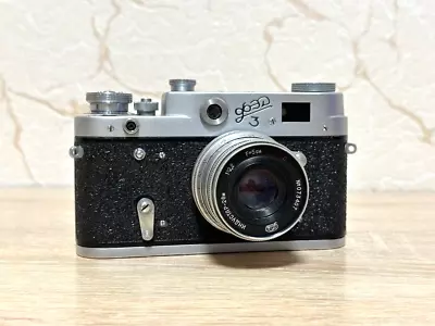 FED 3 Vintage 35mm Film Camera Rangefinder Lens Industar-26m Ussr Soviet Worker • $45